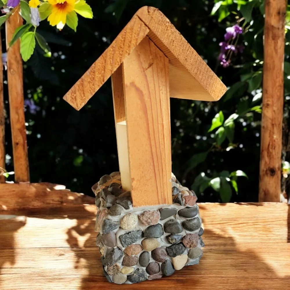 HP Vtg 96 R.P. FEATHERSTONE Hummingbird Baltimore Oriole Jelly Well Bird Feeder
